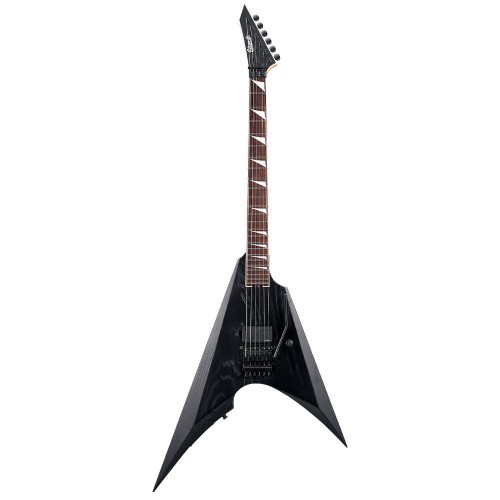 ESP Edwards Arrow-1H Alternative Black elektriskā ģitāra + soma