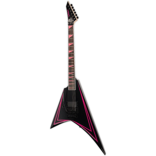 ESP Edwards E-AL-166 Pink Sawtooth Alexi Laiho Signature elektriskā ģitāra kreiļiem + soma ESP Edwards E-AL-166 Pink Sawtooth Alexi Laiho Signature elektriskā ģitāra kreiļiem + soma