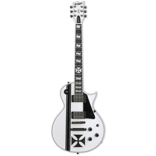 ESP Iron Cross Snow White elektriskā ģitāra ESP Iron Cross Snow White elektriskā ģitāra