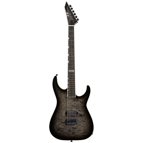 ESP E-II M-I Thru NT QM See Thru Black Sunburst elektriskā ģitāra