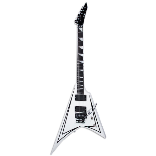 ESP E-II SV Standard Satin Grip White with Black Pinstripes elektriskā ģitāra ESP E-II SV Standard Satin Grip White with Black Pinstripes elektriskā ģitāra