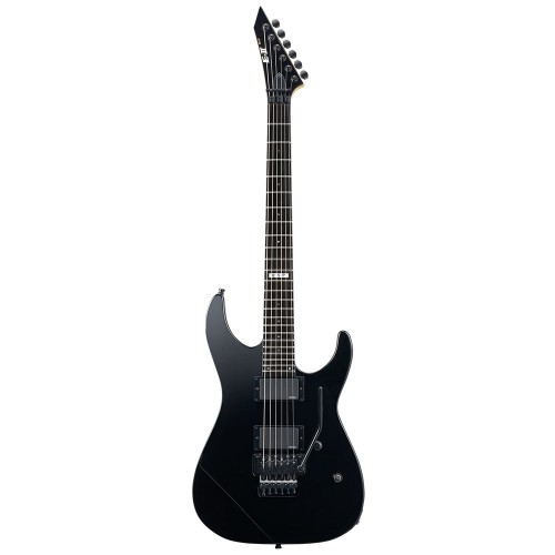 ESP E-II M-II Neck Thru Black elektriskā ģitāra + futrālis