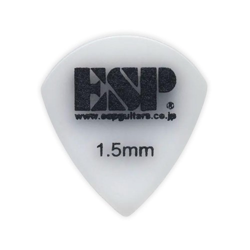 ESP Sand Grip Jazz 1.5mm White mediatori, 10 gab. ESP Sand Grip Jazz 1.5mm White mediatori, 10 gab.