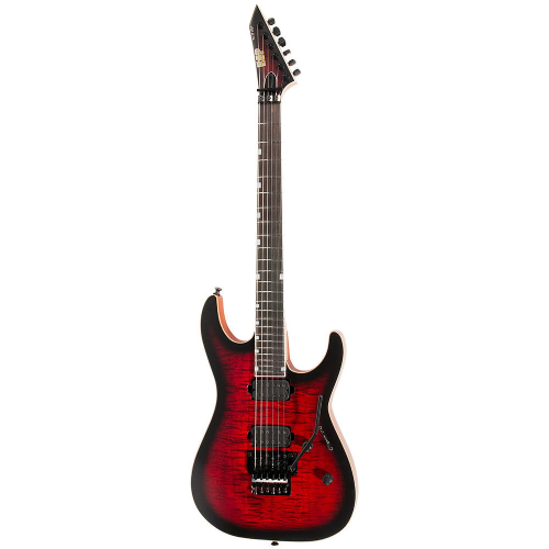 ESP USA M-II FR-DX FM SD Black Cherry Sunburst Satin elektriskā ģitāra ESP USA M-II FR-DX FM SD Black Cherry Sunburst Satin elektriskā ģitāra