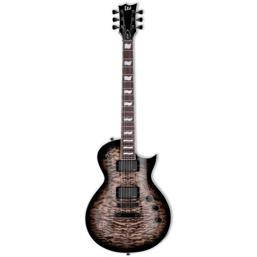 ESP LTD EC-400QM See Thru Black Sunburst elektriskā ģitāra ESP LTD EC-400QM See Thru Black Sunburst elektriskā ģitāra