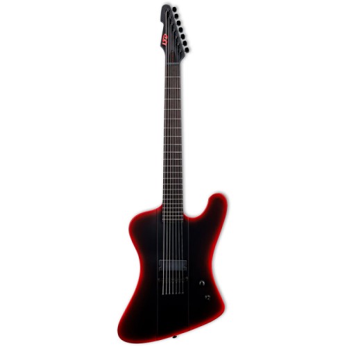 ESP LTD Phoenix-7 Baritone Black Metal II Black Red Burst Satin 7 stīgu elektriskā ģitāra ESP LTD Phoenix-7 Baritone Black Metal II Black Red Burst Satin 7 stīgu elektriskā ģitāra
