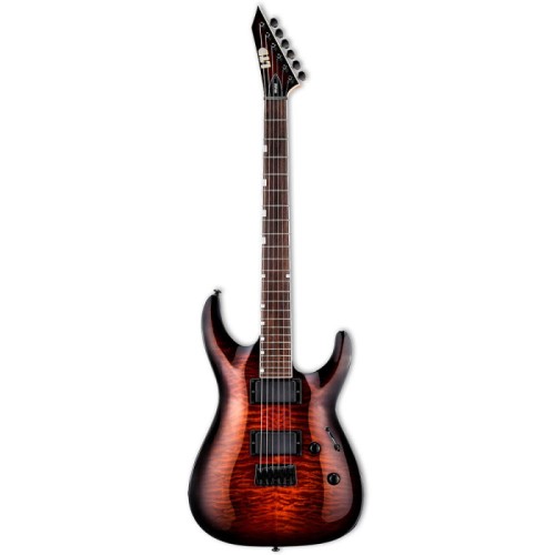ESP LTD MH-200HT QM Dark Brown Sunburst elektriskā ģitāra ESP LTD MH-200HT QM Dark Brown Sunburst elektriskā ģitāra