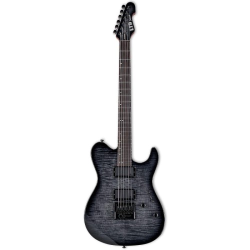 ESP LTD TH-1000 Evertune See Thru Black Sunburst elektriskā ģitāra ESP LTD TH-1000 Evertune See Thru Black Sunburst elektriskā ģitāra