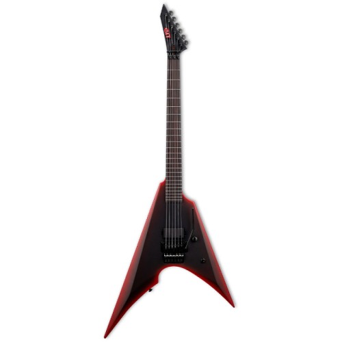 ESP LTD Arrow Black Metal II Black Red Burst Satin elektriskā ģitāra ESP LTD Arrow Black Metal II Black Red Burst Satin elektriskā ģitāra