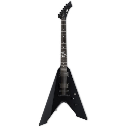 ESP LTD Vulture Black Satin elektriskā ģitāra ESP LTD Vulture Black Satin elektriskā ģitāra