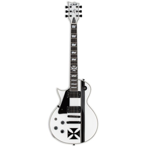 ESP LTD Iron Cross LH Snow White kreiļa elektriskā ģitāra ESP LTD Iron Cross LH Snow White kreiļa elektriskā ģitāra