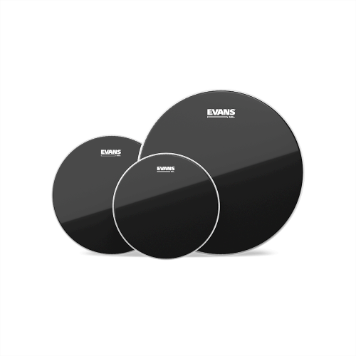 Evans Black Chrome 10″ / 12″ / 16″ — bungu plēvju komplekts Evans Black Chrome 10″ / 12″ / 16″ — bungu plēvju komplekts
