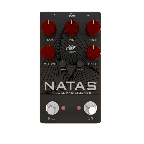 Fortin NATAS Blackout LTD — priekšpastiprinātājs un distortion pedālis Fortin NATAS Blackout LTD — priekšpastiprinātājs un distortion pedālis