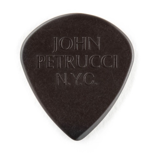 Jim Dunlop 518RJPBK JOHN PETRUCCI SIGNATURE PRIMETONE BLACK GUITAR PICKS (12-BAG) (1.38 mm) — mediatoru komplekts