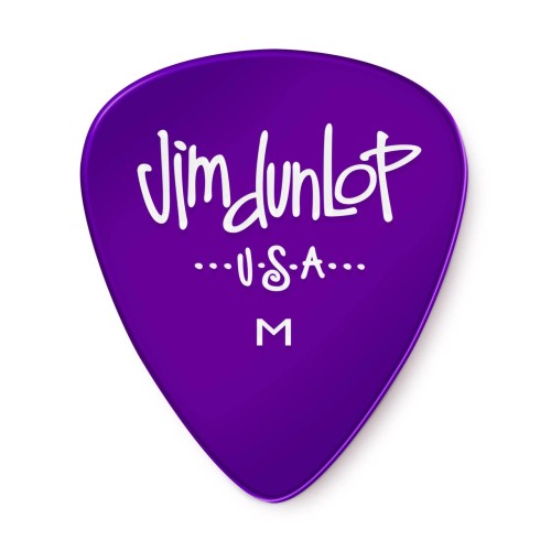 Jim Dunlop 486PMD Gels Purple Medium Guitar Picks (12-Bag) — mediatoru komplekts