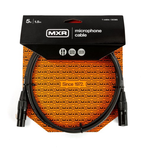 MXR DCM5 Microphone Cable 5 Ft — mikrofona vads MXR DCM5 Microphone Cable 5 Ft — mikrofona vads
