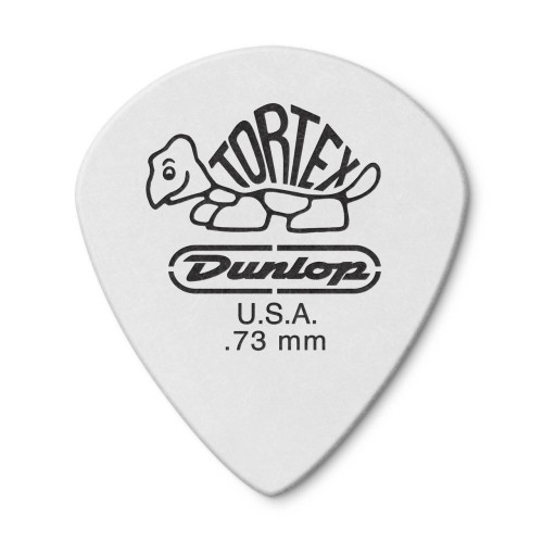 Jim Dunlop 478P073 Tortex White Jazz 3 Guitar Picks .73Mm (12-Pack) — mediatoru komplekts Jim Dunlop 478P073 Tortex White Jazz 3 Guitar Picks .73Mm (12-Pack) — mediatoru komplekts