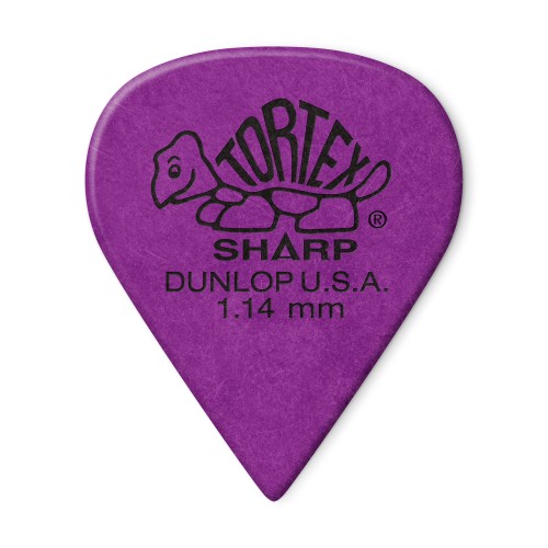 Jim Dunlop 412P114 Tortex Sharp Purple Guitar Picks 1.14Mm (12-Pack) — mediatoru komplekts Jim Dunlop 412P114 Tortex Sharp Purple Guitar Picks 1.14Mm (12-Pack) — mediatoru komplekts
