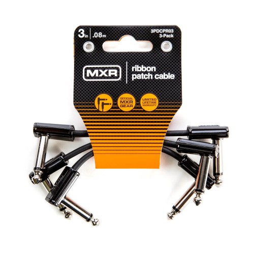 MXR 3PDCPR03 Ribbon Patch Cable 3 In - 3/Pk — pedāļu savienojuma vads MXR 3PDCPR03 Ribbon Patch Cable 3 In - 3/Pk — pedāļu savienojuma vads