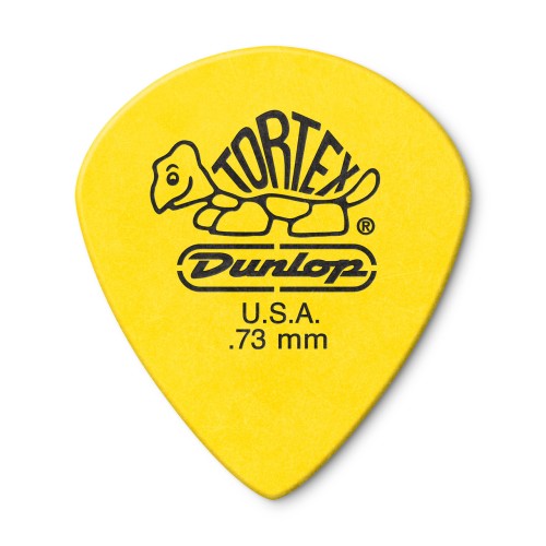 Jim Dunlop 498P073 Tortex Jazz 3 XL Yellow Guitar Picks .73Mm (12-Pack) — mediatoru komplekts Jim Dunlop 498P073 Tortex Jazz 3 XL Yellow Guitar Picks .73Mm (12-Pack) — mediatoru komplekts
