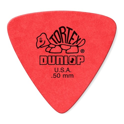 Jim Dunlop 431P050 Tortex Triangle Red Guitar Picks .50Mm (6-Pack) — mediatoru komplekts Jim Dunlop 431P050 Tortex Triangle Red Guitar Picks .50Mm (6-Pack) — mediatoru komplekts