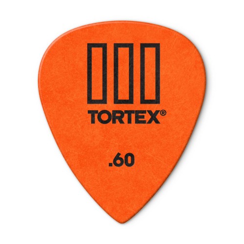 Jim Dunlop 462P060 Tortex T3 Orange Guitar Picks .60Mm (12-Pack) — mediatoru komplekts Jim Dunlop 462P060 Tortex T3 Orange Guitar Picks .60Mm (12-Pack) — mediatoru komplekts