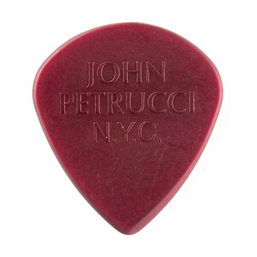 Jim Dunlop 518PJPRD JOHN PETRUCCI SIGNATURE PRIMETONE RED GUITAR PICKS (3-PACK) (1.38 mm) — mediatoru komplekts