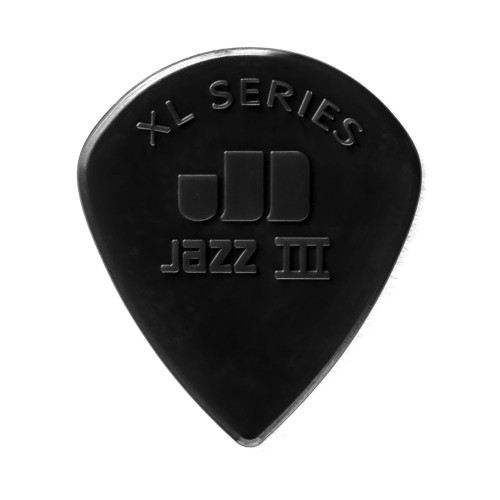 Jim Dunlop 47PXLS NYLON JAZZ 3 BLACK STIFFO XL GUITAR PICKS (6-PACK) (1.38 mm) — mediatoru komplekts Jim Dunlop 47PXLS NYLON JAZZ 3 BLACK STIFFO XL GUITAR PICKS (6-PACK) (1.38 mm) — mediatoru komplekts