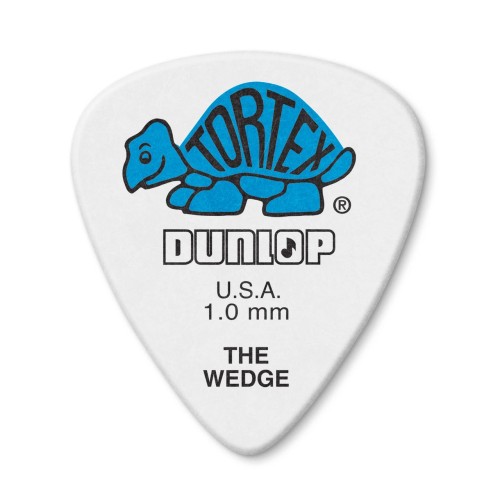 Jim Dunlop 424P100 Tortex Wedge White Guitar Picks 1.0Mm (12-Pack) — mediatoru komplekts Jim Dunlop 424P100 Tortex Wedge White Guitar Picks 1.0Mm (12-Pack) — mediatoru komplekts