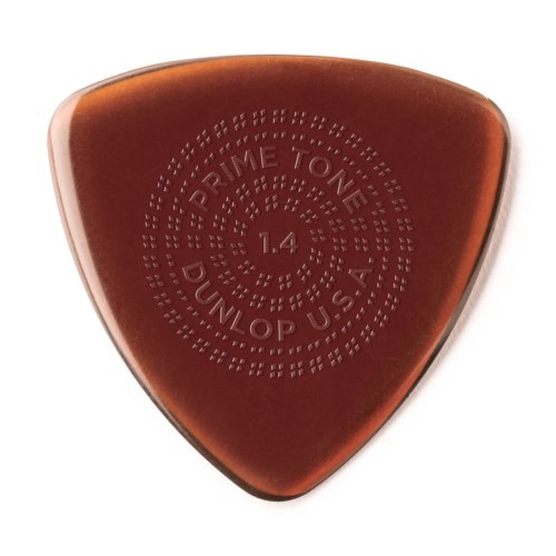 Jim Dunlop 512P140 Primetone Triangle Grip Guitar Picks 1,4Mm (3-Pack) — mediatoru komplekts