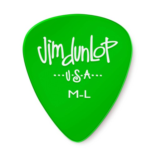 Jim Dunlop 486PML Gels Green Medium Light Guitar Picks (12-Bag) — mediatoru komplekts Jim Dunlop 486PML Gels Green Medium Light Guitar Picks (12-Bag) — mediatoru komplekts