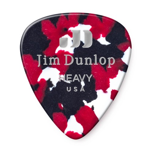 Jim Dunlop 483P06HV Shell Celluloid Heavy Guitar Picks (12-Bag) — guitar pick pack