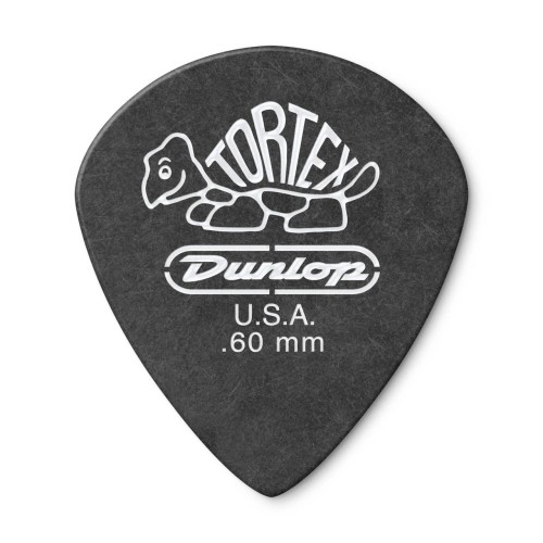 Jim Dunlop 482P060 Tortex Pitch Black Jazz 3 Guitar Picks .60Mm (12-Pack) — mediatoru komplekts Jim Dunlop 482P060 Tortex Pitch Black Jazz 3 Guitar Picks .60Mm (12-Pack) — mediatoru komplekts