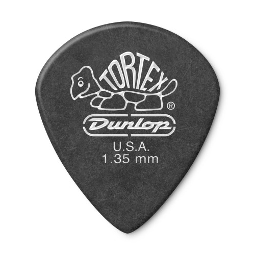 Jim Dunlop 498P135 Tortex Jazz 3 XL Black Guitar Picks 1.35Mm (12-Pack) — mediatoru komplekts Jim Dunlop 498P135 Tortex Jazz 3 XL Black Guitar Picks 1.35Mm (12-Pack) — mediatoru komplekts