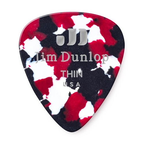 Jim Dunlop 483P06TH Confetti Celluloid Thin Guitar Picks (12-Bag) — mediatoru komplekts Jim Dunlop 483P06TH Confetti Celluloid Thin Guitar Picks (12-Bag) — mediatoru komplekts