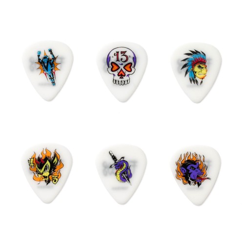 Jim Dunlop BL100P060 Alan Forbes Blackline Asorted Guitar Picks Players Pack .60Mm (6 Pcs) — mediatoru komplekts Jim Dunlop BL100P060 Alan Forbes Blackline Asorted Guitar Picks Players Pack .60Mm (6 Pcs) — mediatoru komplekts