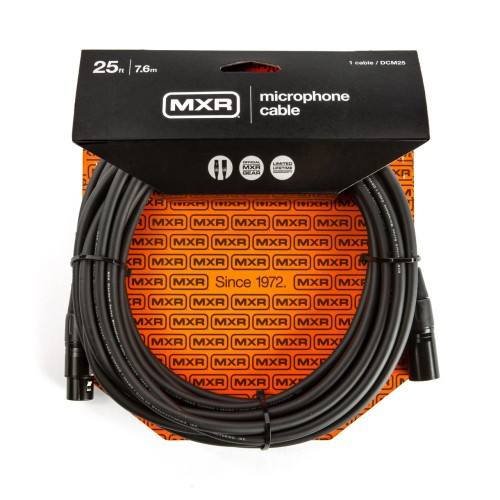 MXR DCM25 Microphone Cable 25 Ft — mikrofona vads MXR DCM25 Microphone Cable 25 Ft — mikrofona vads