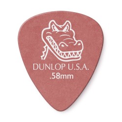 Dunlop Gator Grip® Pick .58 mm mediators Dunlop Gator Grip® Pick .58 mm mediators