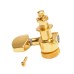 Kluson Modern Backlock German 3+3 Gold stīgu spriegotāji Kluson Modern Backlock German 3+3 Gold stīgu spriegotāji