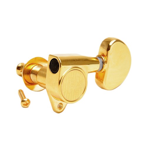 Kluson Modern Roundback Kidney 3+3 Gold stīgu spriegotāji Kluson Modern Roundback Kidney 3+3 Gold stīgu spriegotāji