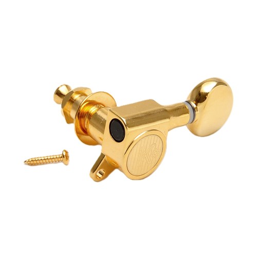 Kluson Modern Roundback Oval 3+3 Gold stīgu spriegotāji Kluson Modern Roundback Oval 3+3 Gold stīgu spriegotāji