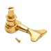 Kluson Modern Compact Bass 1R Gold stīgu spriegotājs Kluson Modern Compact Bass 1R Gold stīgu spriegotājs