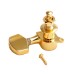 Kluson Modern Roundback German 3+3 Gold stīgu spriegotāji Kluson Modern Roundback German 3+3 Gold stīgu spriegotāji