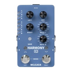 Mooer Harmony X2 - divu kanālu harmonijas efektu pedālis Mooer Harmony X2 - divu kanālu harmonijas efektu pedālis