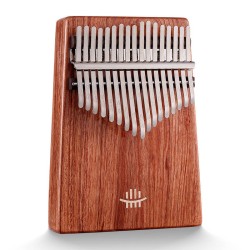 Hluru KC17-ZambianPadauk — 17 mēlīšu kalimba Hluru KC17-ZambianPadauk — 17 mēlīšu kalimba