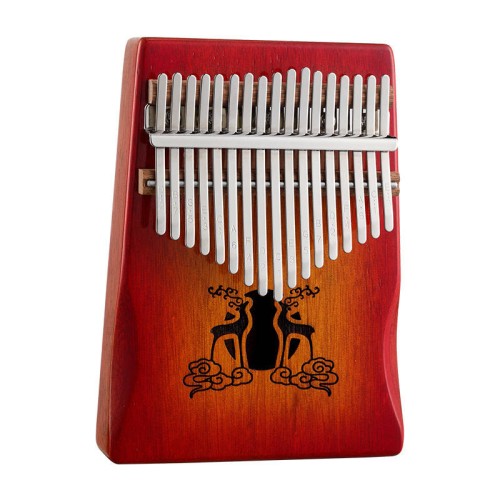 Hluru KHL-Red — 17 mēlīšu kalimba Hluru KHL-Red — 17 mēlīšu kalimba