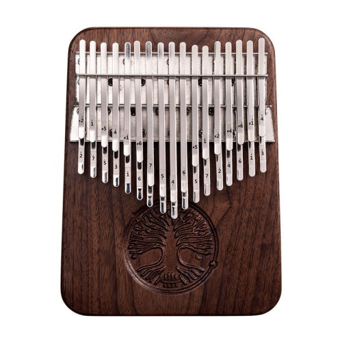 Hluru KY34-Walnut — 34 mēlīšu kalimba Hluru KY34-Walnut — 34 mēlīšu kalimba