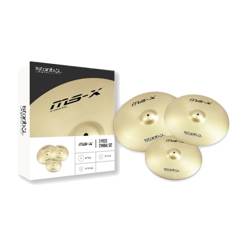 Istanbul Agop MS-X šķīvju komplekts (14″, 16″, 20″) Istanbul Agop MS-X šķīvju komplekts (14″, 16″, 20″)