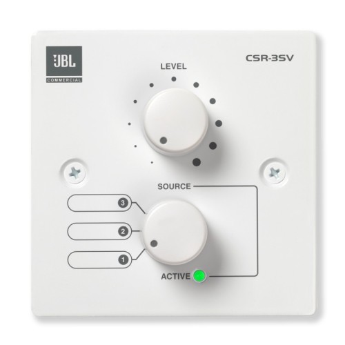 JBL CSR3SVWHTV-EU — sienas skaļuma un avota regulators JBL CSR3SVWHTV-EU — sienas skaļuma un avota regulators