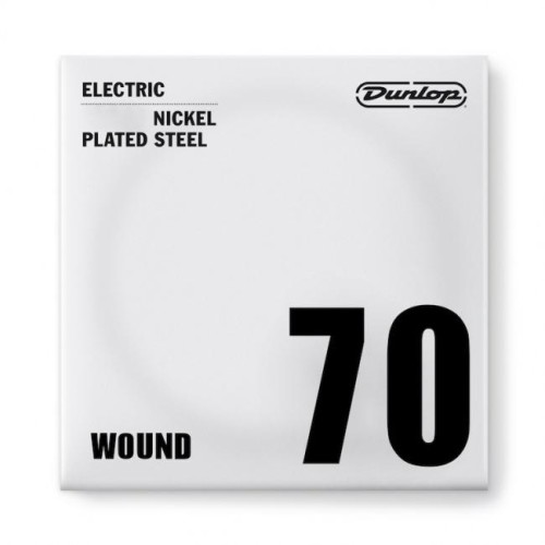 Jim Dunlop DEN70 Nickel Wound Electric Guitar Single String .070 — elektriskās ģitāras atsevišķa stīga Jim Dunlop DEN70 Nickel Wound Electric Guitar Single String .070 — elektriskās ģitāras atsevišķa stīga